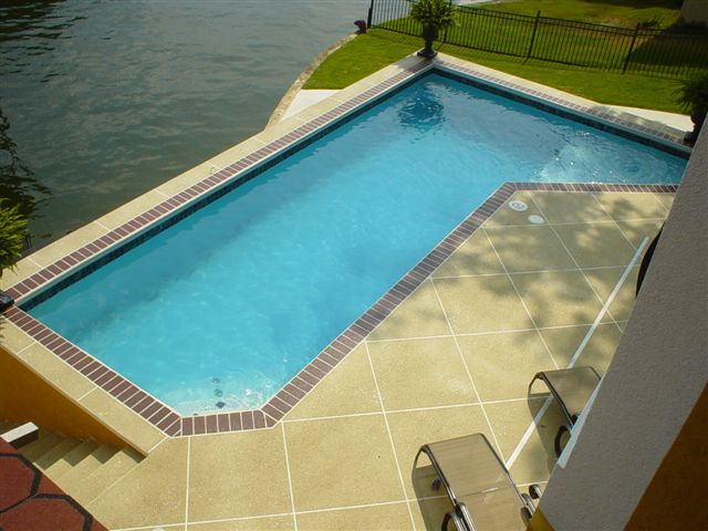 Overlooking pool
