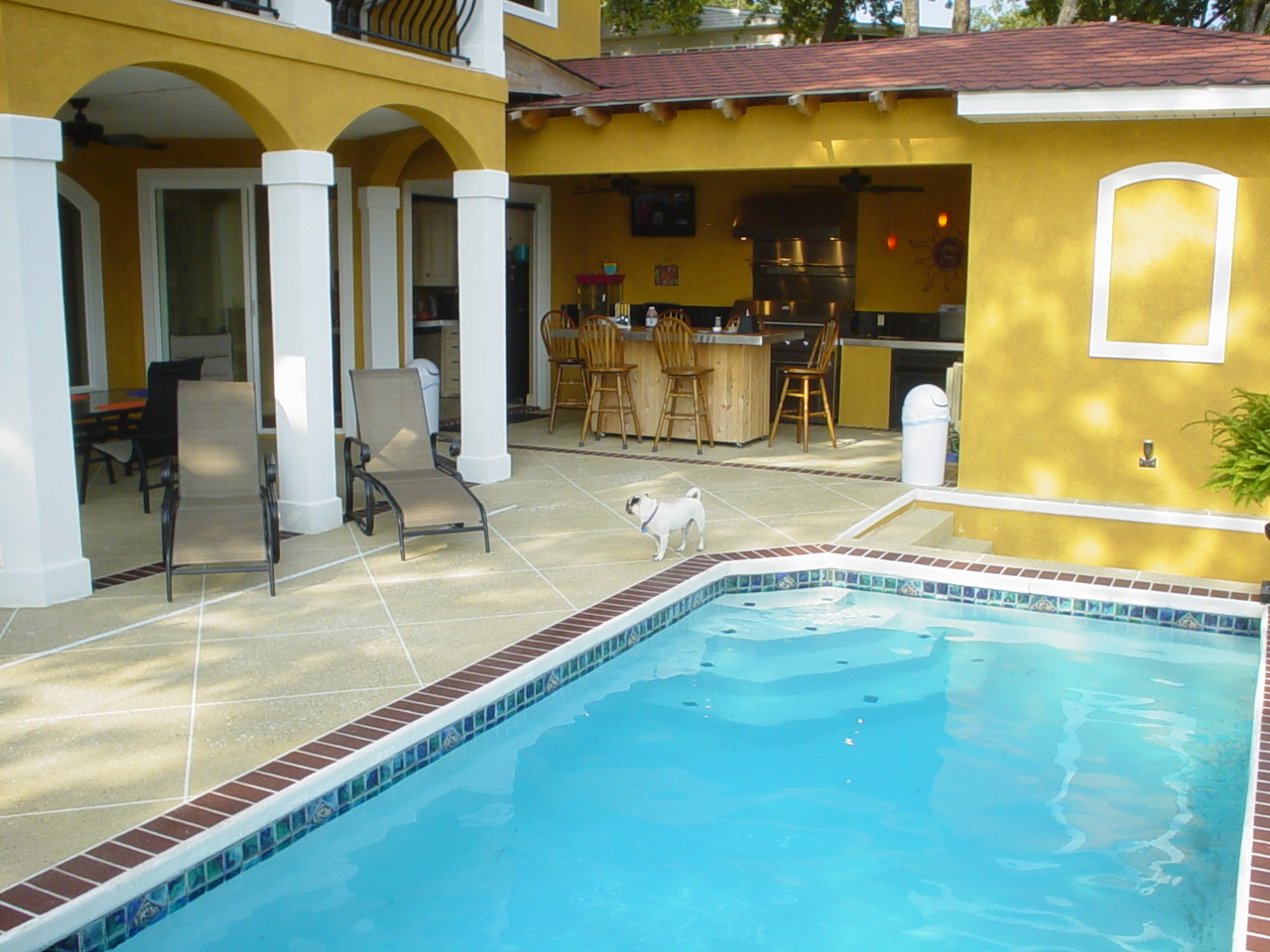 Pool and Outdoor Kitchen